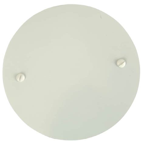 non metallic round ceiling box cover|round blank ceiling box cover.